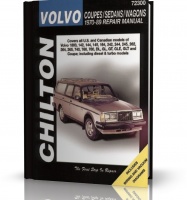 VOLVO COUPES, SEDANS, WAGONS (1970-1989) - instrukcja obsługi i naprawy Chilton